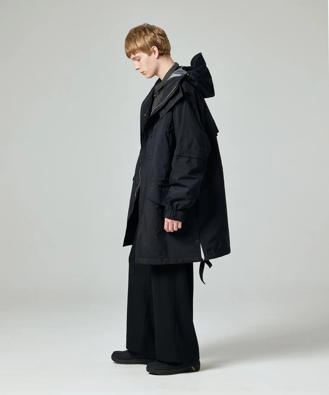 【PHENIX - フェニックス】TECH SMOCK COAT / WINDSTOPPER® PRODUCTS BY GORE-TEX LABS /BLACK (コート/ブラック)