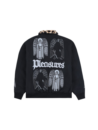 【PLEASURES - プレジャーズ】ANGEL DEMON FLIGHT JACKET / BLACK (ジャケット/ブラック)