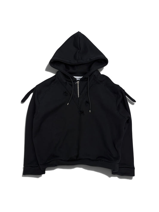 【DOMENICO OREFICE - ドメニコオレフィーチェ】A5 HOODIE / BLACK (フーディ/ブラック)