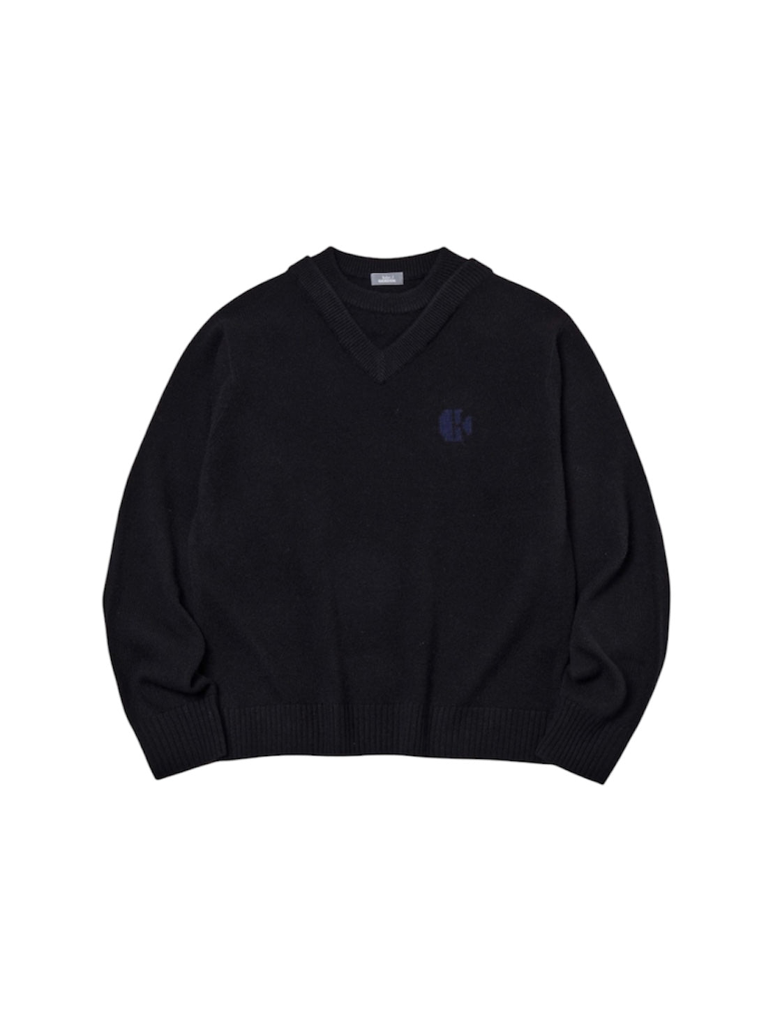 【kolor BEACON - カラー ビーコン】26WBM-N03333-08 Knit  / BLACK (ニット/ブラック）