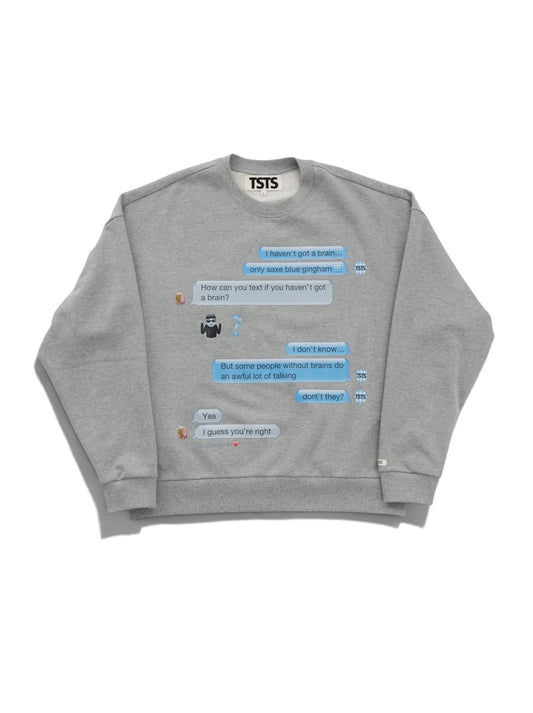 【TSTS -ティーエスティーエス】TSTS  EMOJI SWEATSHIRT / GRAY (スウェットシャツ/グレー)