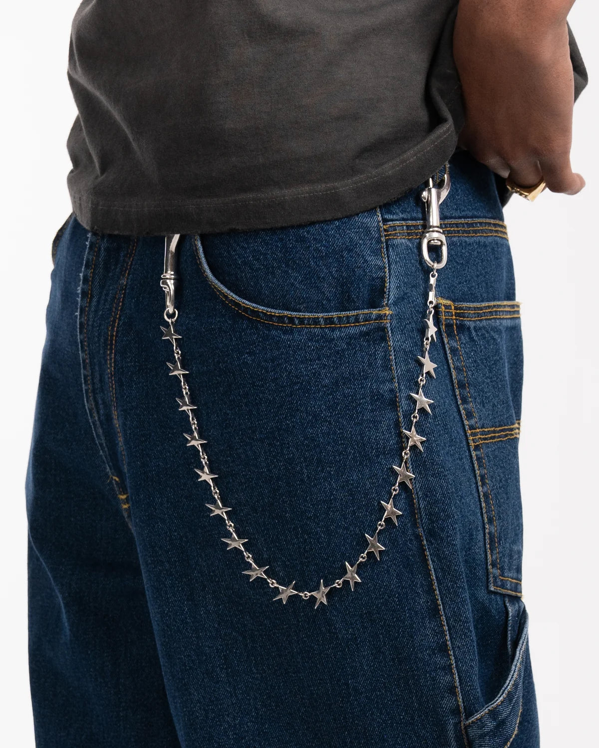 【TWO JEYS  - トゥージェイズ】STARS PANT CHAIN / SILVER (アクセサリー/シルバー)
