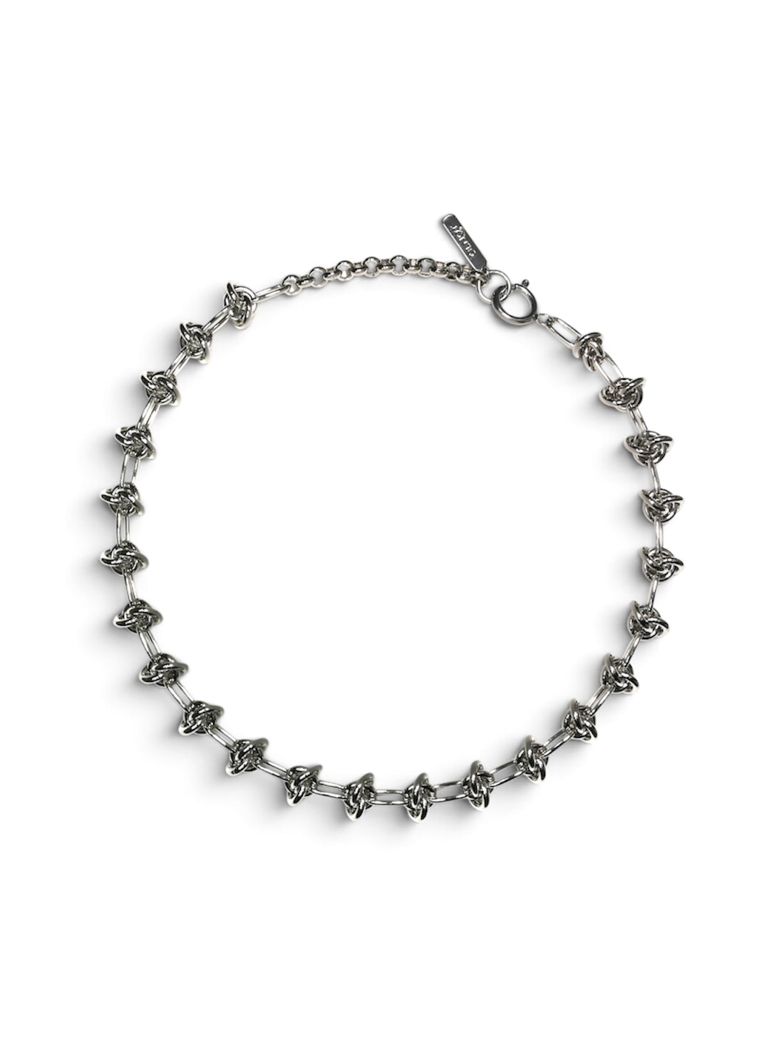 【JUSTINE CLENQUET- ジュスティーヌクランケ】DARIA NECKLACE (ネックレス/シルバー)