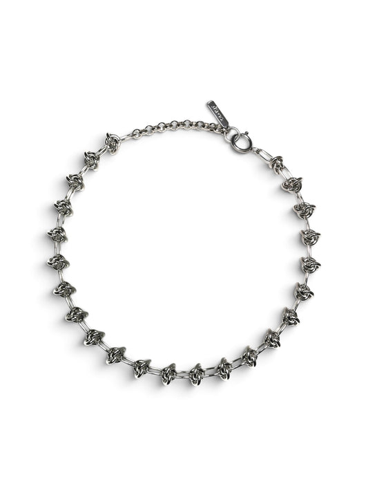 【JUSTINE CLENQUET- ジュスティーヌクランケ】DARIA NECKLACE (ネックレス/シルバー)