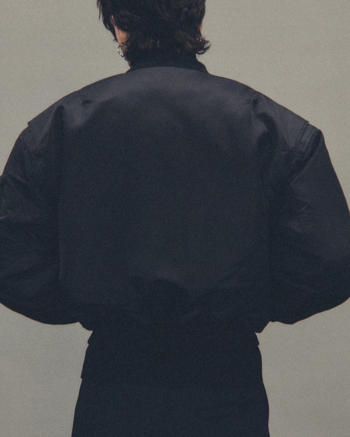 【entire studios - エンタイアスタジオ】CROPPED BROAD BOMBER / OIL (ジャケット/オイル)