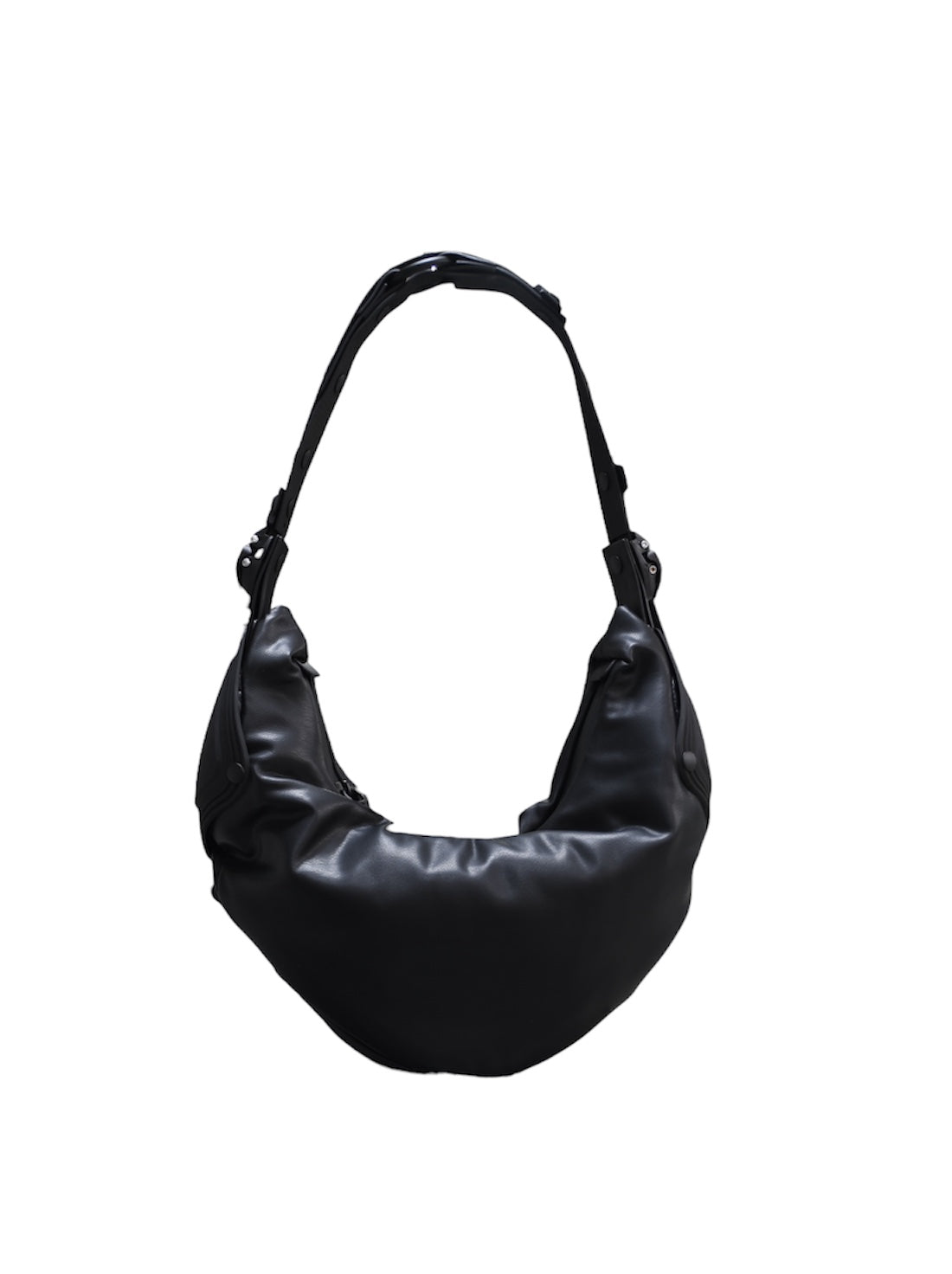 【INNERRAUM - インナーラム】Object HM05 SHOULDER MOON BAG / BLACK MATT（バッグ / ブラックマット）