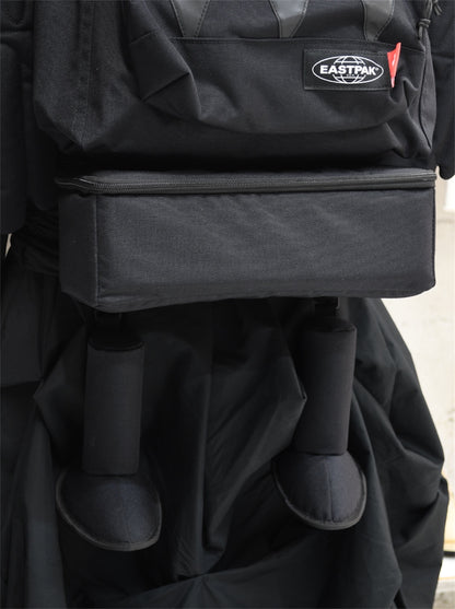 【Walter Van Beirendonck × Eastpak - ウォルターヴァンベイレンドンク ×イーストパック】Monster backpack extended / Black  (バッグ/ブラック)