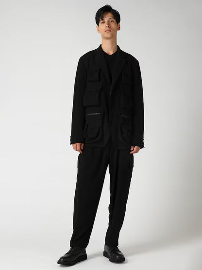 【Y's for men - ワイズフォーメン】TA TUXEDO MULTI-POCKET JACKET / BLACK (ジャケット/ブラック)