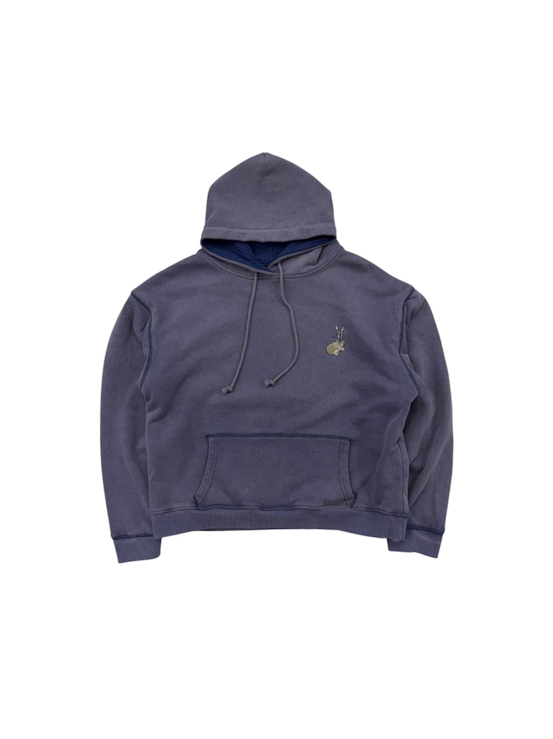【BASKETCASE  - バスケットケース】CHARMS, thermal lined pullover / WASHED NAVY (フーディー/ウォッシュドネイビー)