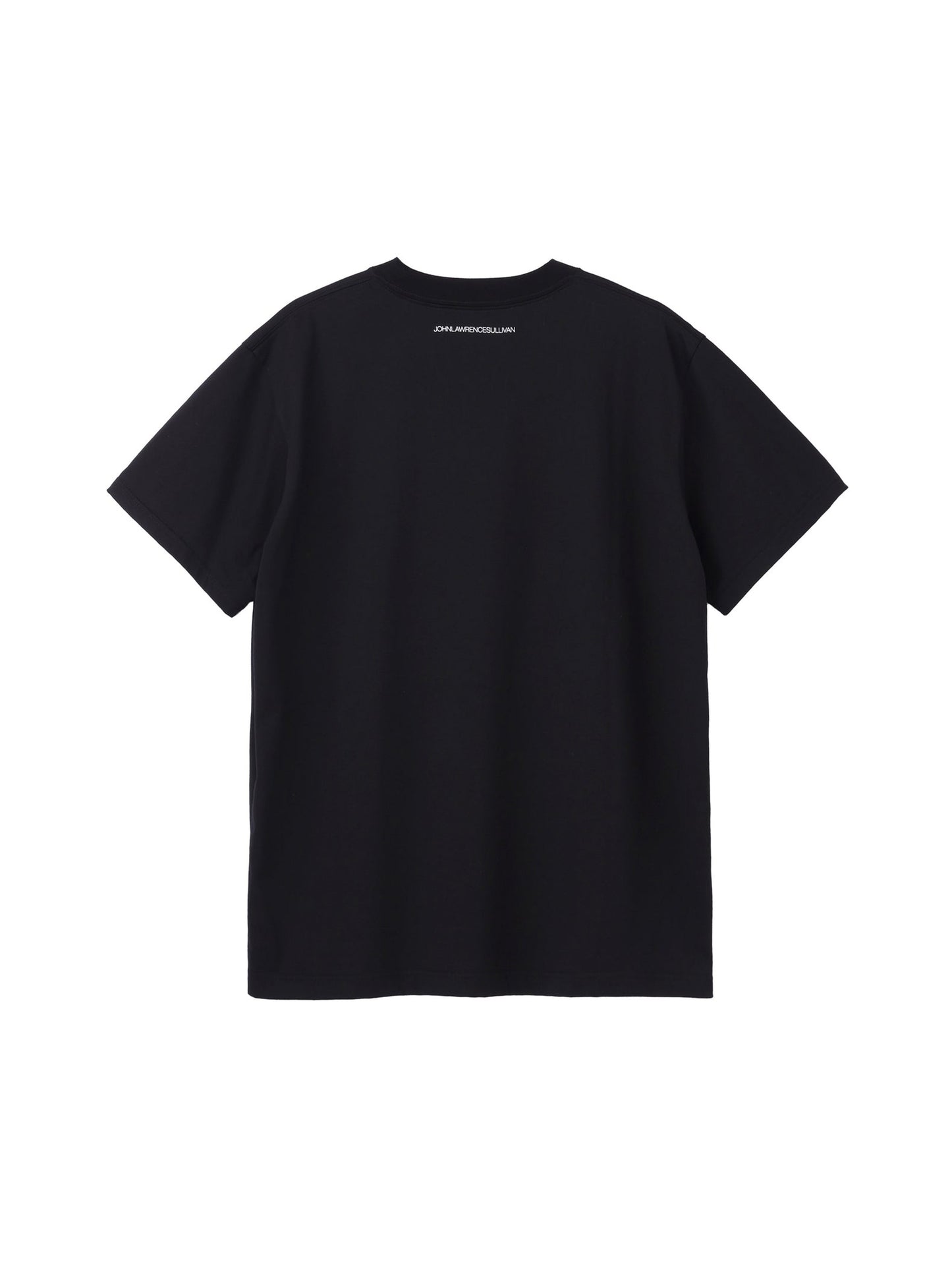 【JOHN LAWRENCE SULLIVAN - ジョンローレンスサリバン】Back logo print t-shirt(Tシャツ/ブラック）