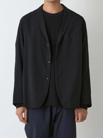 【White Mountaineering - ホワイトマウンテニアリング】LAPEL JACKET / BLACK(ジャケット/ブラック)