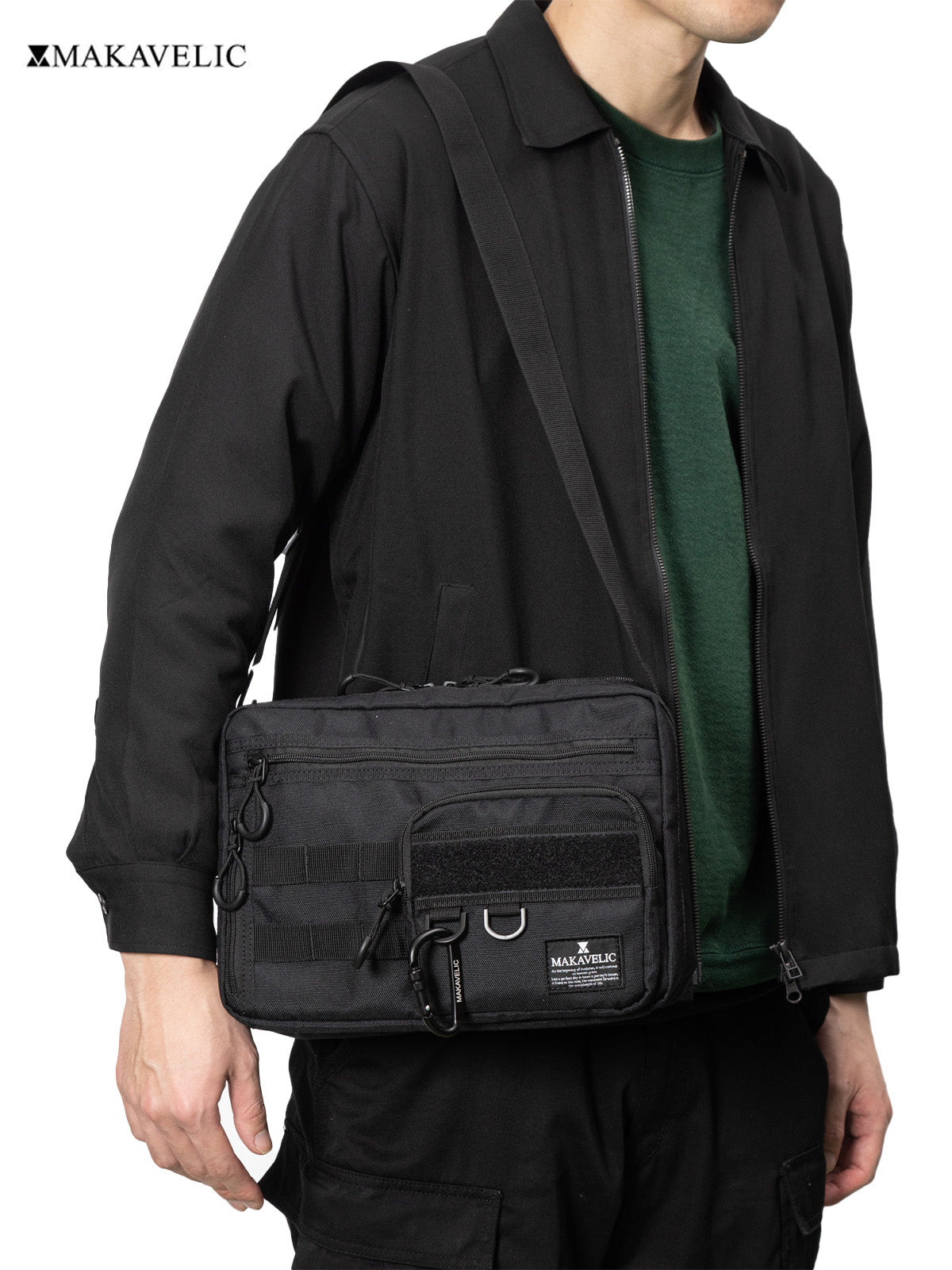 TACTICAL SHOULDER BAG/BLACK