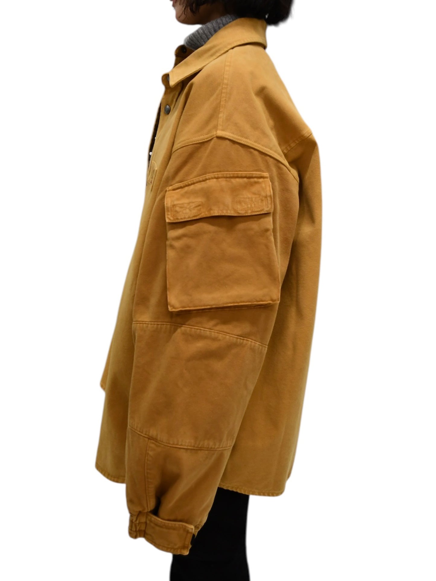 【Martine Rose  - マーティンローズ】UTILITY SLEEVE SHIRT / Brown (ジャケット/ブラウン)