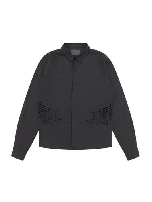 【HELIOT EMIL  - エリオットエミル】HALOS SHIRT / BLACK (シャツ/ブラック)