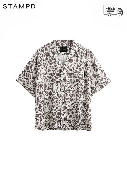 40%OFF【STAMPD - スタンプド】LEOPARD CAMP COLLAR(シャツ/レオパード)