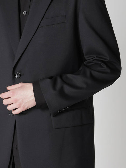 【Y's for men-ワイズフォーメン】SUIT GABARDINE JACKET WITH 2-BUTTONS(ジャケット)