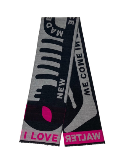 【Walter Van Beirendonck- ウォルターヴァンベイレンドンク】WVB NEW SCARF SINGLE / PINK (スカーフ)