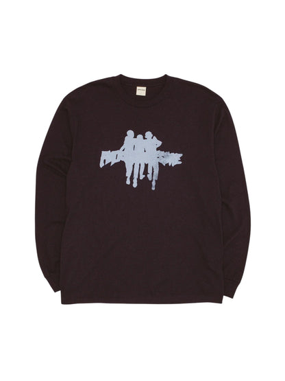 【Fucking Awesome- ファッキングオーサム】KIDS ARE ALRIGHT OUTLINE LONG SLEEVE TEE（Tシャツ/ブラック)