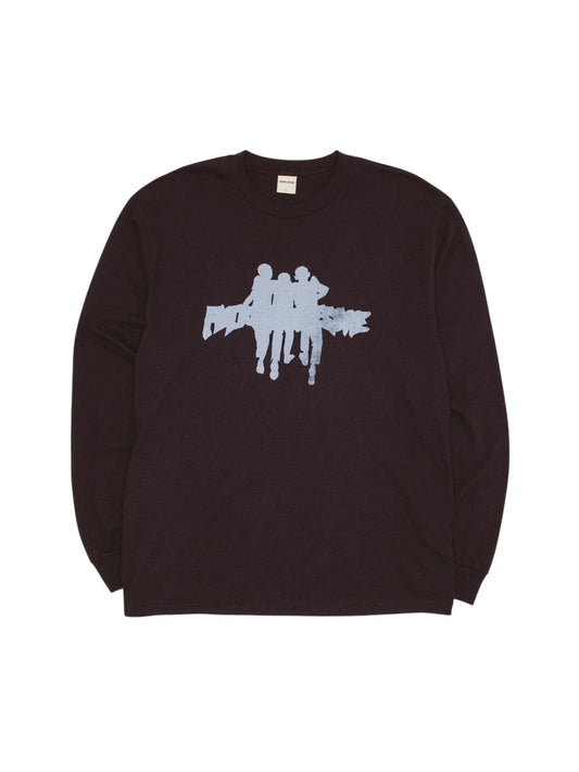 【Fucking Awesome- ファッキングオーサム】KIDS ARE ALRIGHT OUTLINE LONG SLEEVE TEE（Tシャツ/ブラック)