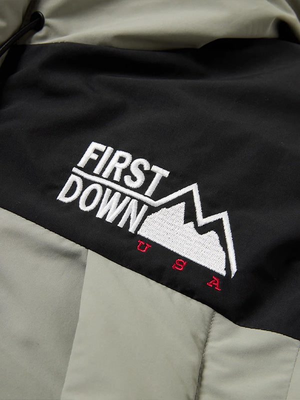 【FIRST DOWN -ファーストダウン WRAP DOWN PARKA DICROS(R) MAURI / BLACK (ダウン/ブラック)