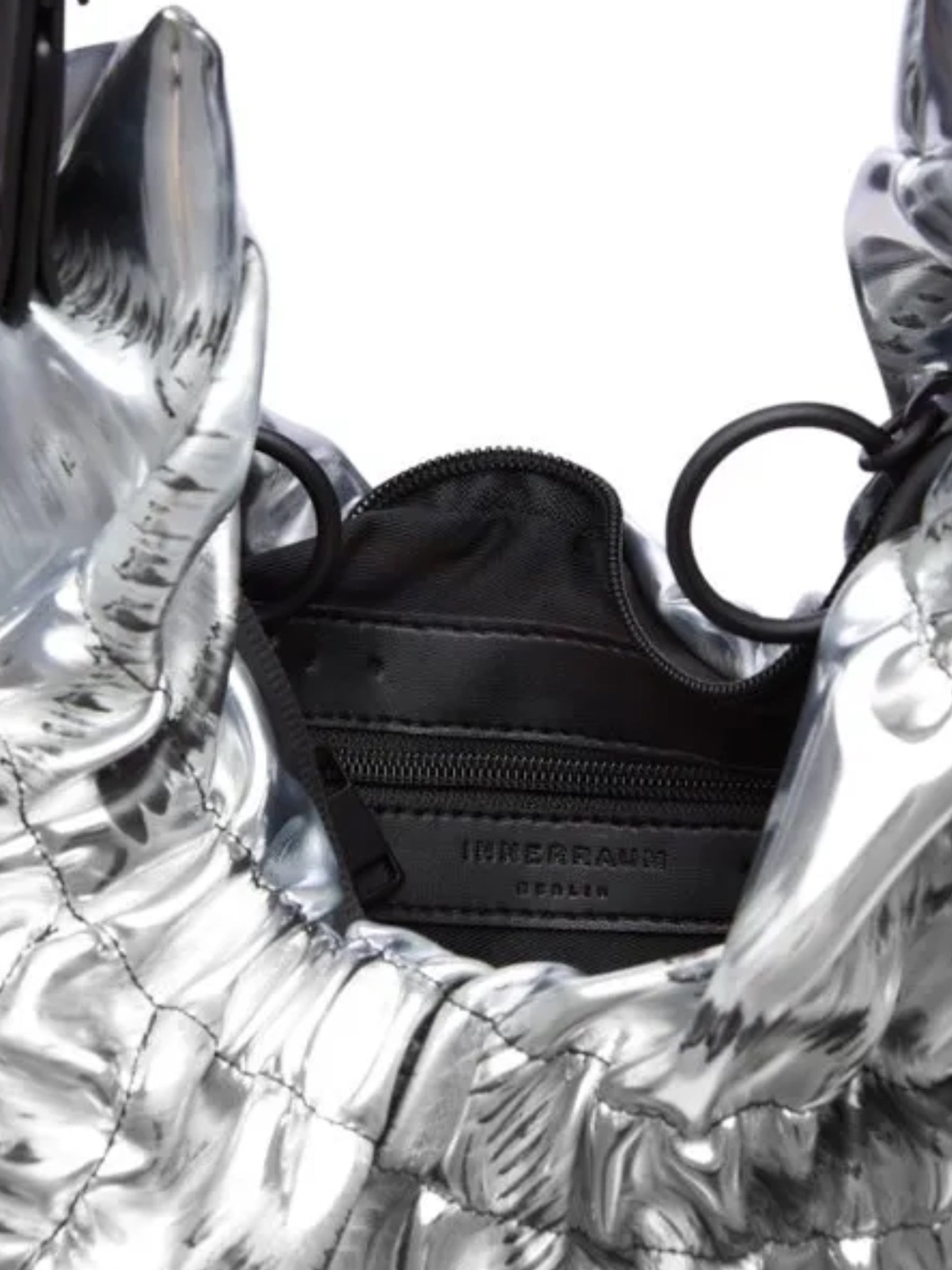 INNERRAUM - インナーラム】OBJECT HM2 SMALL CRUNCH HALF MOON BAG