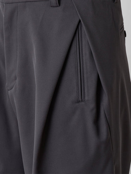 【White Mountaineering - ホワイトマウンテニアリング】SOLOTEX 2 TUCK WIDE PANTS / CHARCOAL(パンツ/チャコール)