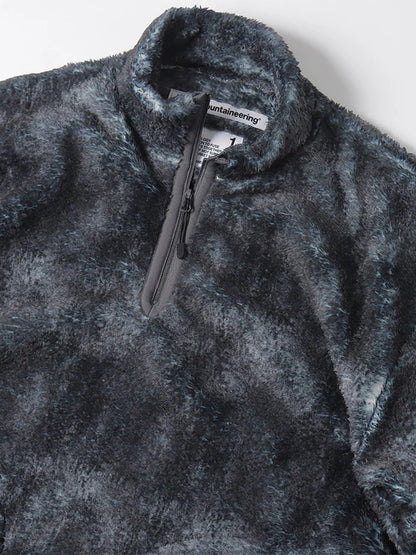 40%OFF【White Mountaineering - ホワイトマウンテニアリング】ABSTRACT PATTERN FLEECE PULLOVER / CHARCOAL(フリース/チャコール)