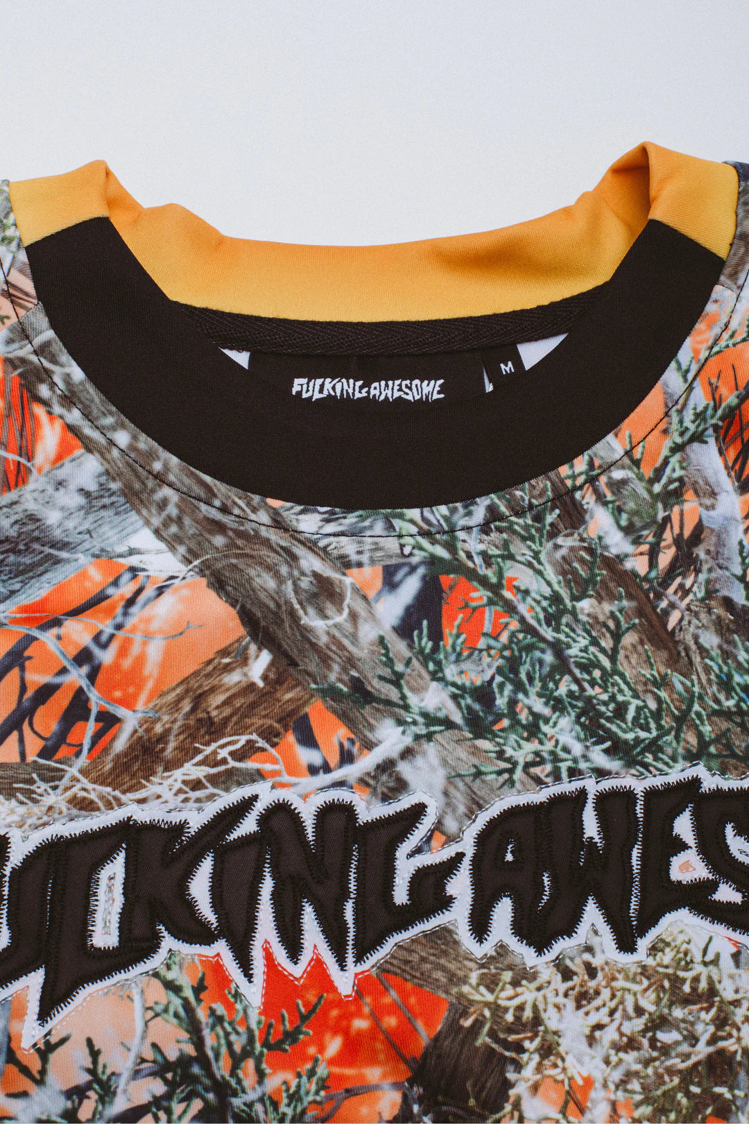 【Fucking Awesome- ファッキングオーサム】RAPID SHORT SLEEVE JERSEY /  ORANGE CAMO（Tシャツ/オレンジカモ)