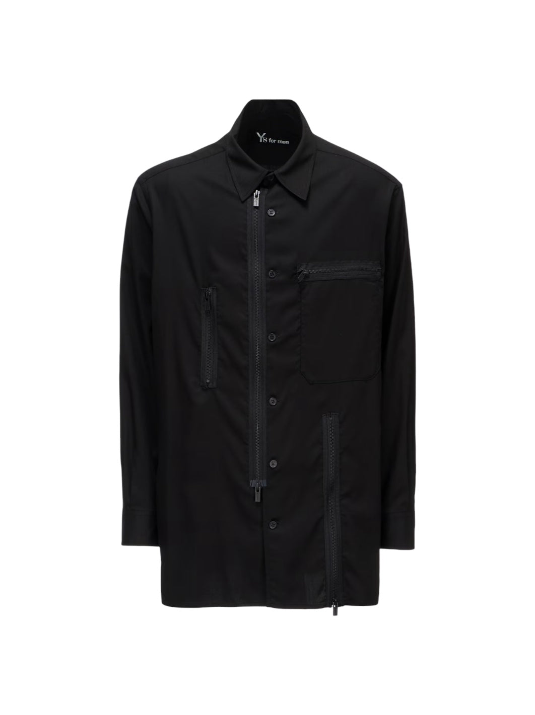 【Y's for men - ワイズフォーメン】REMAKE SHIRT TYPE 4 / BLACK (ジャケット/ブラック)