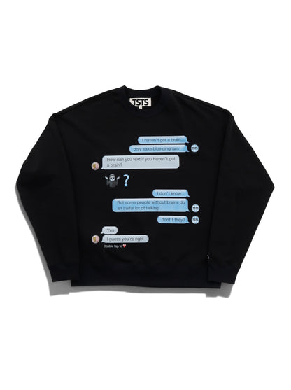 【TSTS -ティーエスティーエス】TSTS  EMOJI SWEATSHIRT / BLACK (スウェットシャツ/ブラック)