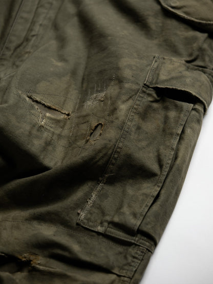 【ANACHRONORM - アナクロノーム】  AN337 M-51 DAMAGED FIELD CARGO PANTS / OLIVE (パンツ/オリーブ)