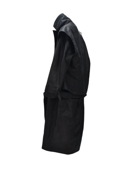 【DOMENICO OREFICE - ドメニコオレフィーチェ】SEBY TRENCH A5 COAT / BLACK (コート/ブラック)