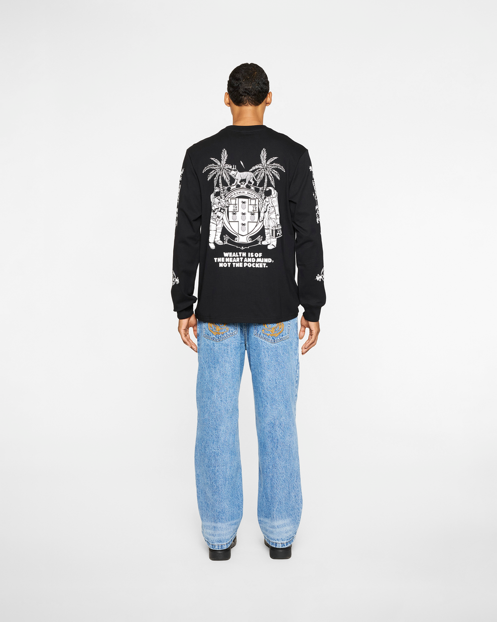【Billionaire Boys Club-ビリオネアボーイズクラブ】 BB GRAVITY LS T-SHIRT / BLACK (ロンT/ブラック)
