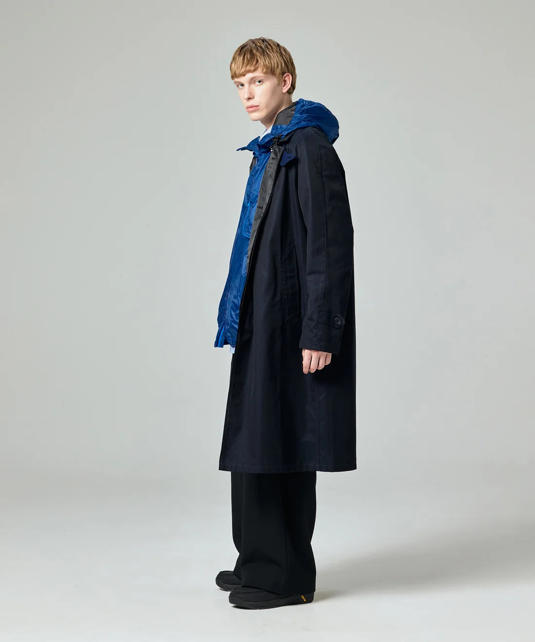 【PHENIX - フェニックス】AERO STILL BAL COLLAR COAT /NAVY(コート/ネイビー)