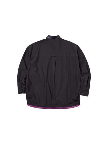 【kolor BEACON - カラー ビーコン】26WBM-B04144-08 Tops  / BLACK (シャツ/ブラック）