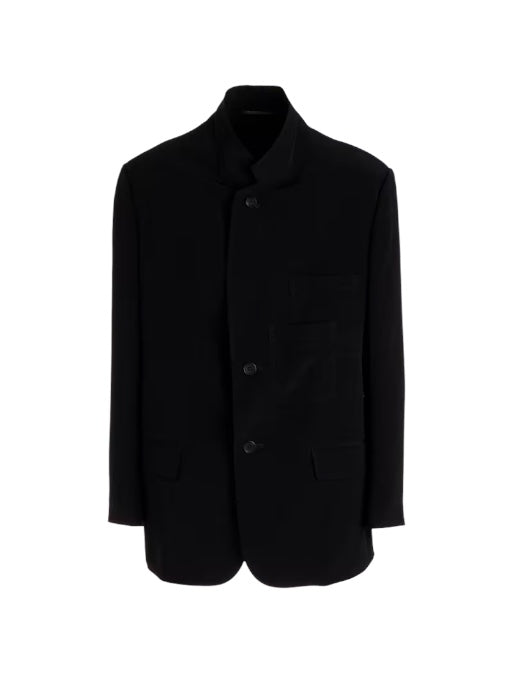 【Y's for men - ワイズフォーメン】TA TUXEDO LAYERED-POCKET JACKET / BLACK (ジャケット/ブラック)