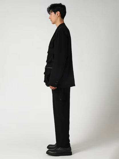 【Y's for men - ワイズフォーメン】TA TUXEDO MULTI-POCKET JACKET / BLACK (ジャケット/ブラック)