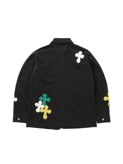 【Perfect ribs® × Y.A.R.N.】Basic New Chore Coat  (ジャケット/ブラック)