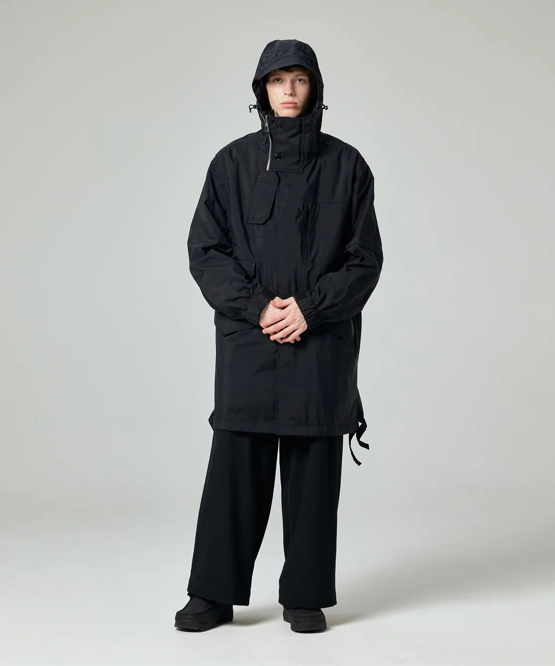 【PHENIX - フェニックス】TECH SMOCK COAT / WINDSTOPPER® PRODUCTS BY GORE-TEX LABS /BLACK (コート/ブラック)