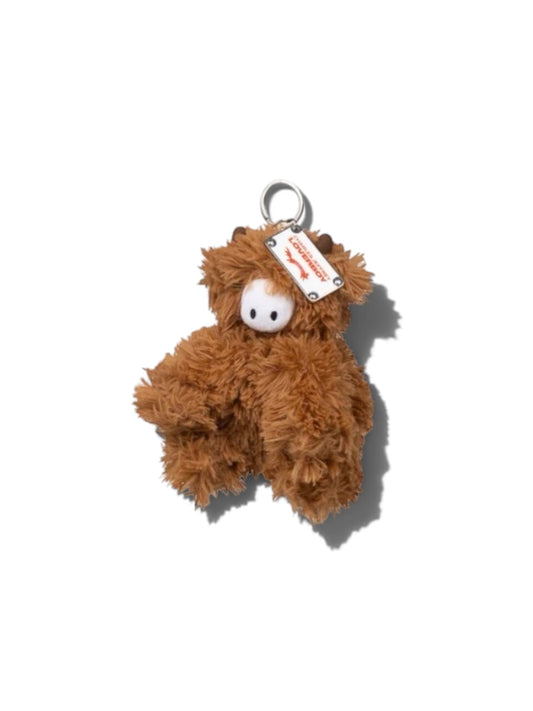 【Charles Jeffrey Loverboy - チャールズ ジェフリー ラバーボーイ】CURSED HIGHLAND COW PLUSH KEYCHAIN / BLACK (キーチャーム/ブラウン)