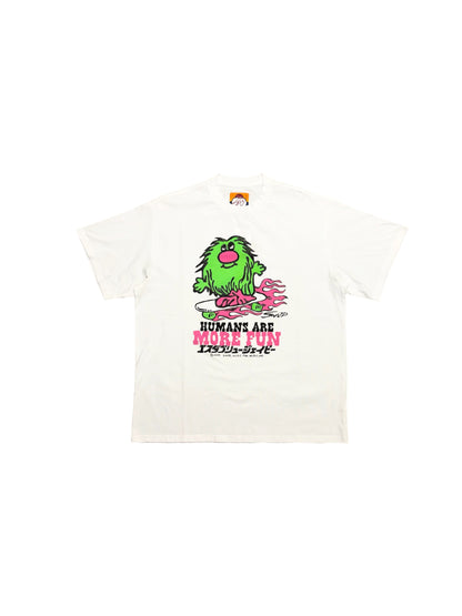 【SWJP - エスダブリュージェイピー】MOSSY MOE T-SHIRT / WHITE (Tシャツ/ホワイト)