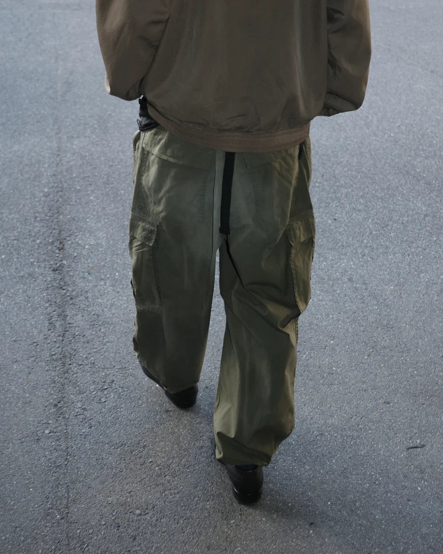 【ANACHRONORM - アナクロノーム】FADED CARGO EASY PANTS / OLIVE (パンツ/オリーブ)
