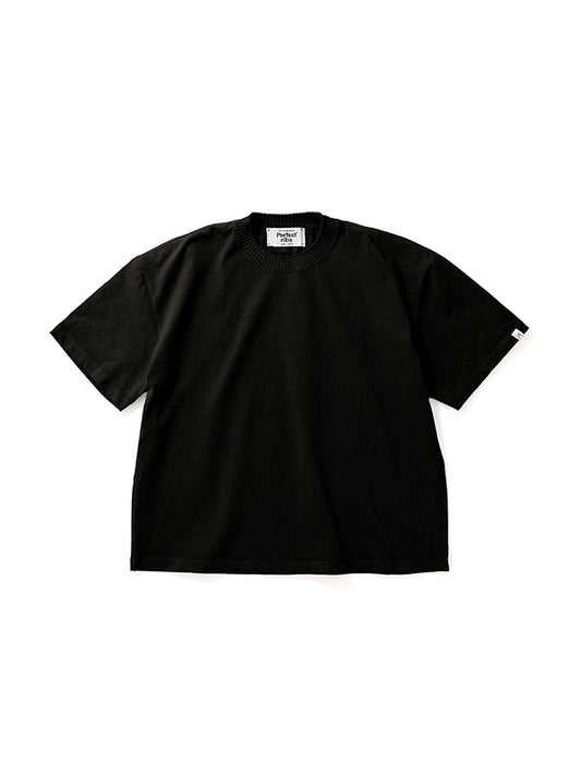 【Perfect ribs® - パーフェクトリブス】Short Sleeve T Shirts / Black(Tシャツ/ブラック)