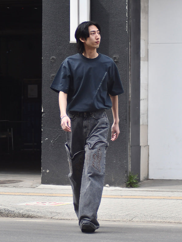 50%OFF【Y/PROJECT - ワイプロジェクト】EVERGREEN MAXI COWBOY CUFF JEANS / VINTAGE –  union-onlinestore