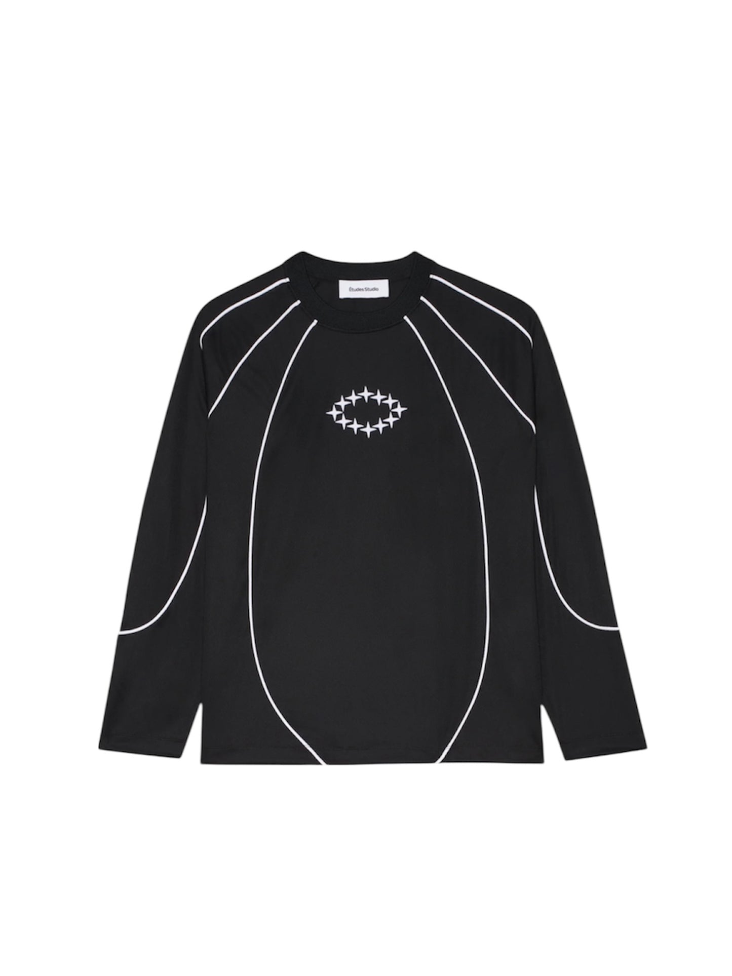 【Études studio - エチュード スタジオ】Soccer Long Sleeves T-Shirt Pique/ BLACK (ロングスリーブTEE/ブラック)