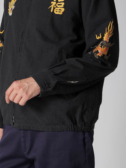 【Y's for men - ワイズフォーメン】"Y's for men × MASSES" SOUVENIR BLOUSON(ブルゾン/ブラック)