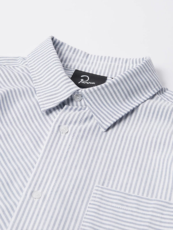 【by Parra - バイパラ】HORIZONTICALED SHIRT / BLUE (シャツ/ブルー)