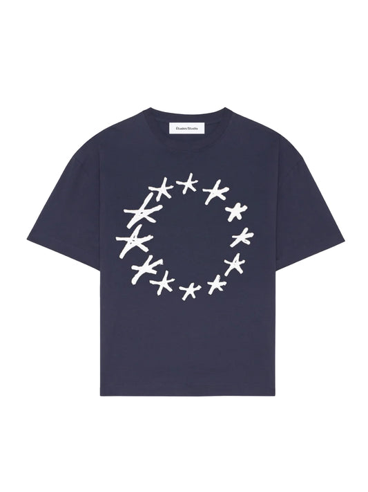 【Études - エチュード】 Relax T-Shirt Stars1 / NAVY(Tシャツ/ネイビー)