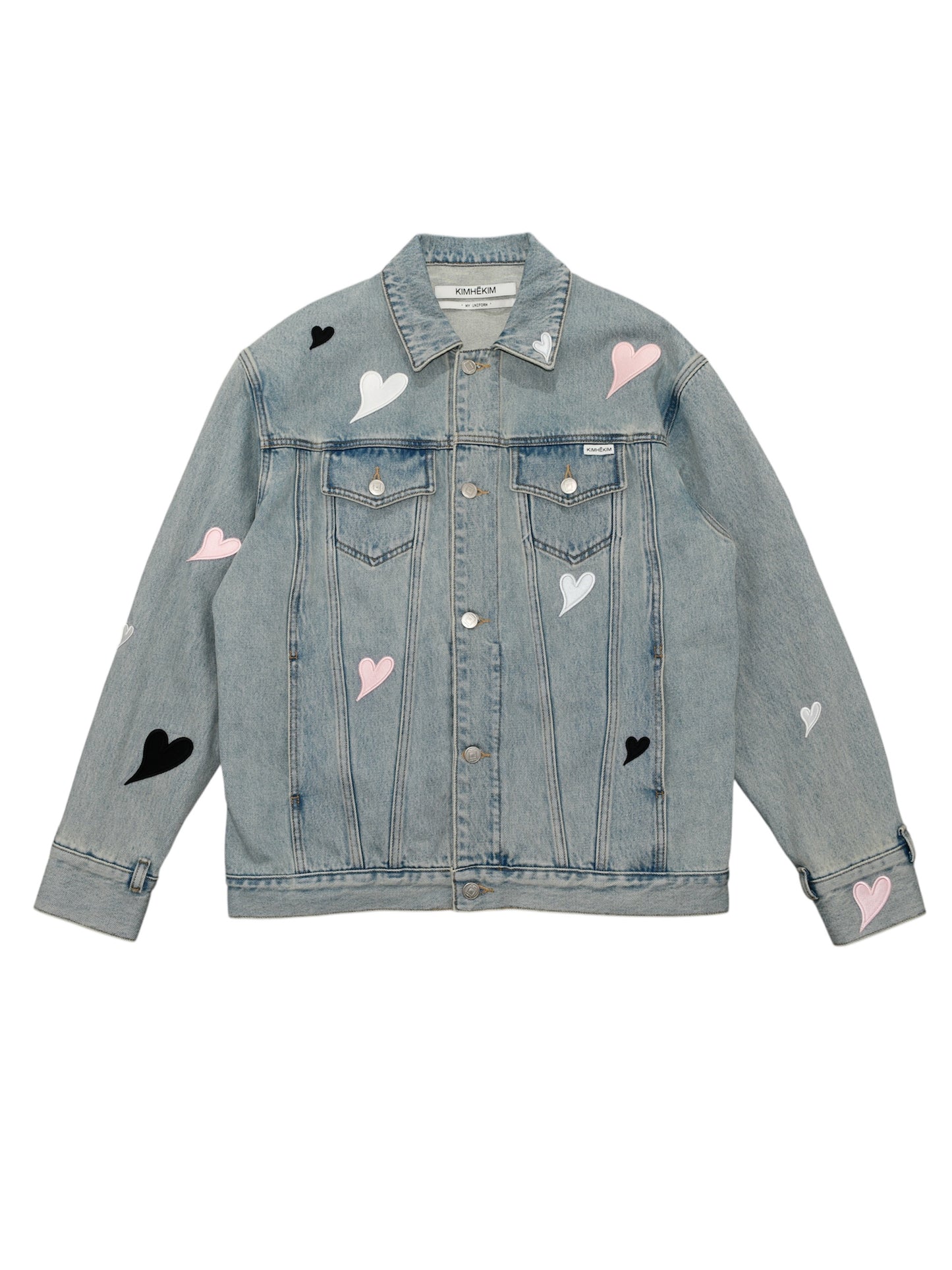 【KIMHEKIM - キムヘキム】So Much Love Denim Jacket  / Sky Blue(デニムジャケット/スカイブルー)