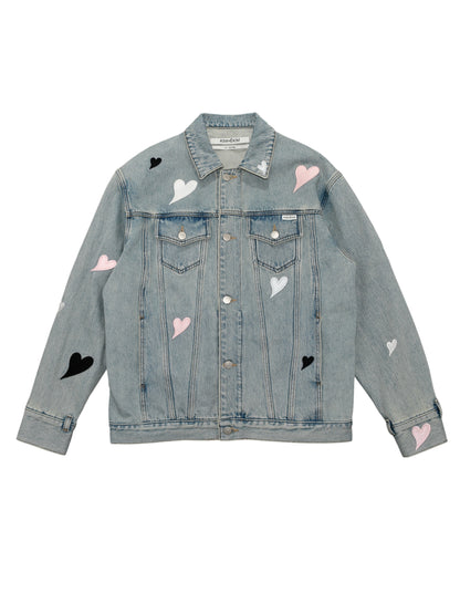 【KIMHEKIM - キムヘキム】So Much Love Denim Jacket  / Sky Blue(デニムジャケット/スカイブルー)
